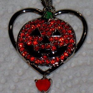 Willabee and ward pumpkin Swarvorski pendant